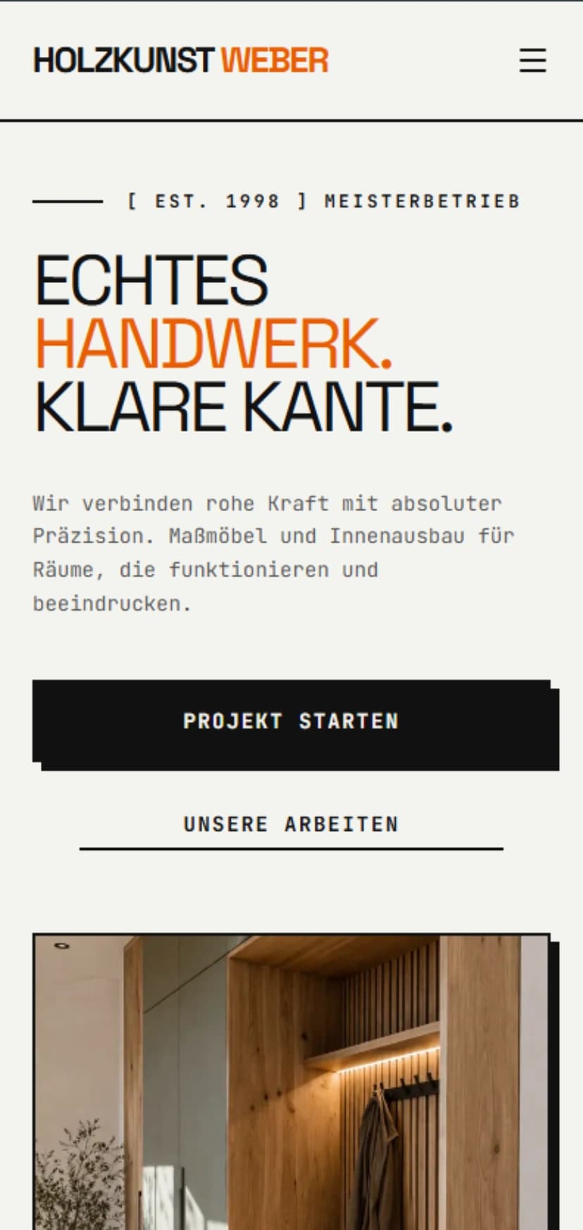 Muster-Handwerksbetrieb Mobile