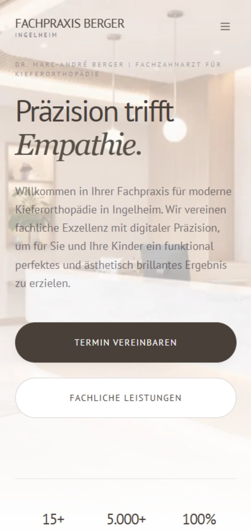 Muster-Kieferorthopäde Mobile